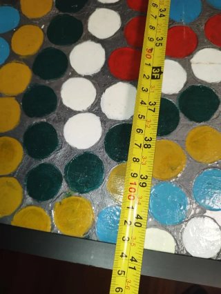 Mesa Plegable de Hierro Artesanal
