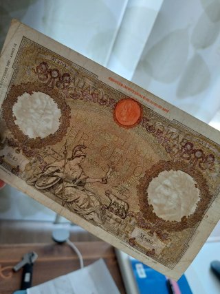 Banconota 100 lire Aquila Romana