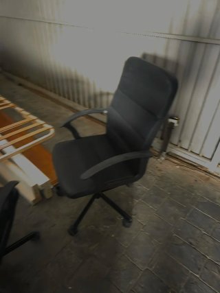 2 Sillas de Oficina Negras