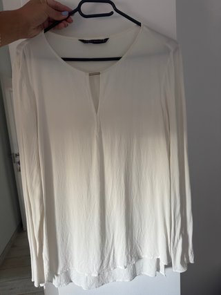 Camisa Zara Blanca Talla M