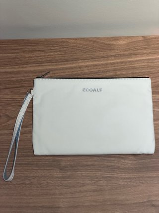 Bolso de mano Ecoalf blanco roto