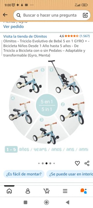 Triciclo evolutivo mint