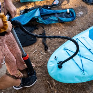 Bomba Fácil Stand Up Paddle/Kayak Doble Acción Alta Presión