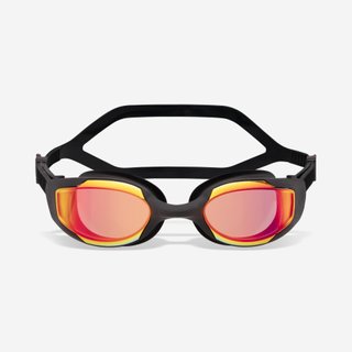 Gafas Natación Spirit Negro Cristales Espejo Naranja Nuevo