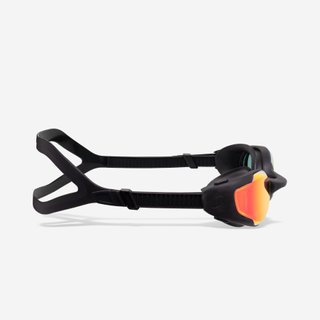 Gafas Natación Spirit Negro Cristales Espejo Naranja Nuevo