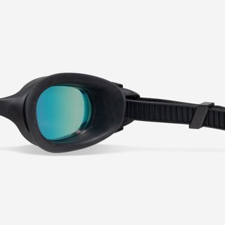 Gafas Natación Spirit Negro Cristales Espejo Naranja Nuevo