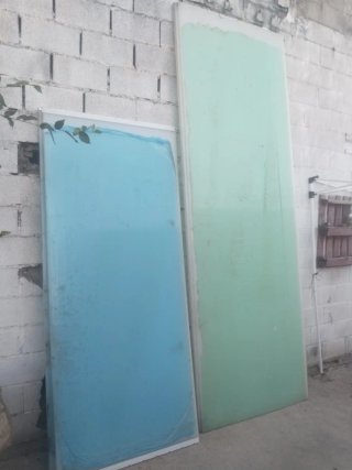 Panel Policarbonato Azul y Verde