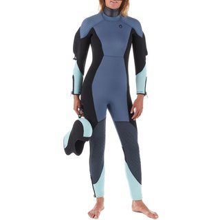 Traje SEMISECO de Buceo Subea SCD 500 Mujer Neopreno 7 mm