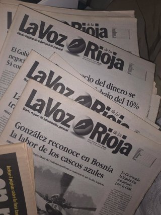 Lote historico patrimonial: 120 tomos LA RIOJA