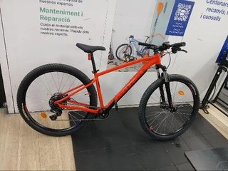 Bicicleta de montaña MTB aluminio Rockrider Expl 500 Rojo