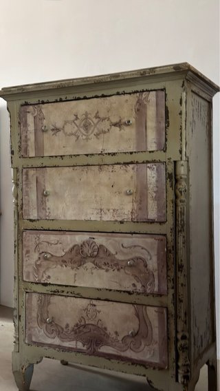 Sinfonier Shabby Chic de Madera en tonos verde