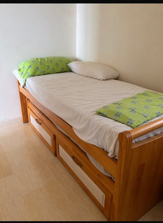 Cama Nido de Madera con Dos Camas