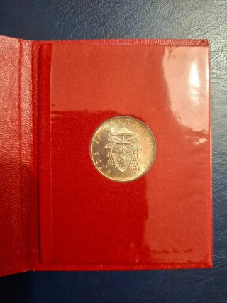 500 Lire Vaticano Sede Vacante 1963 Argento