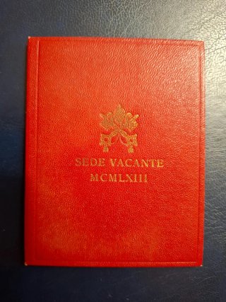 500 Lire Vaticano Sede Vacante 1963 Argento