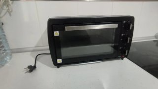 Horno de sobremesa negro