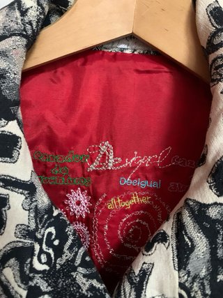 Abrigo Desigual Vintage Estampado