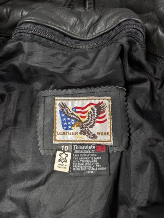 Harley Davidson Cazadora Cuero Flecos Vintage