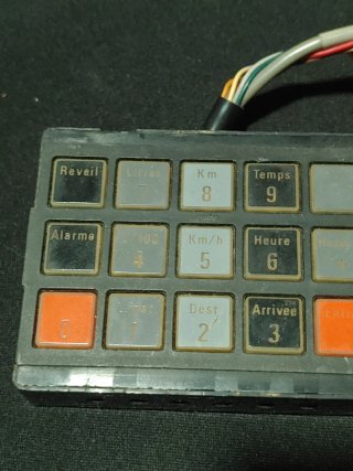 Teclado Ordenador de Abordo Citroën BX