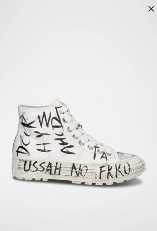 Sneakers alte Exė in pelle unisex y2k