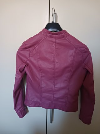 Giubbotto similpelle rosa Zuiki tg. S