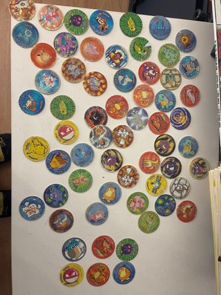 Colección de 60 Tazos Pokémon