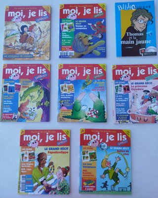 Lot 7 "Moi je lis+libre CD.Libros francés infantil