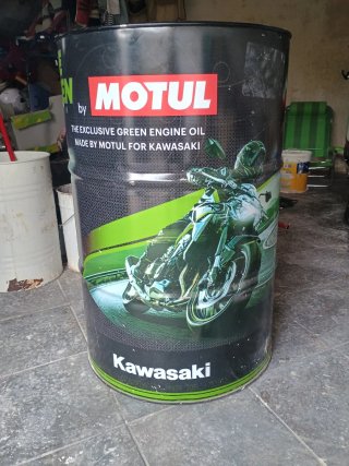 Bidón Metálico Motul Kawasaki