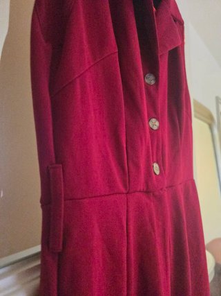Mono largo sin mangas rojo talla M