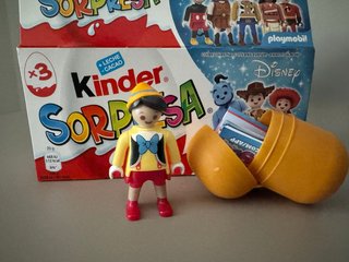 Figura Pinocho Playmobil Kinder Sorpresa 1€