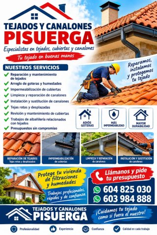 Tejados y reformas pisuerga
