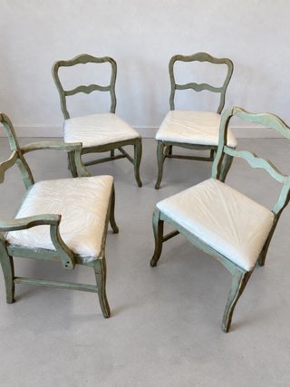 Set de 4 Sillas Vintage Restauradas