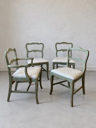 Set de 4 Sillas Vintage Restauradas