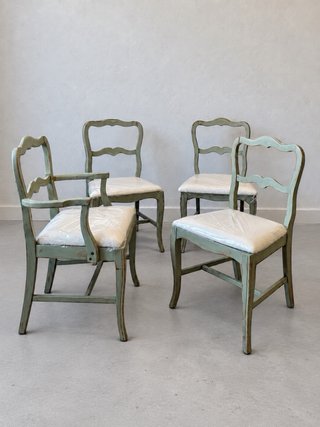 Set de 4 Sillas Vintage Restauradas