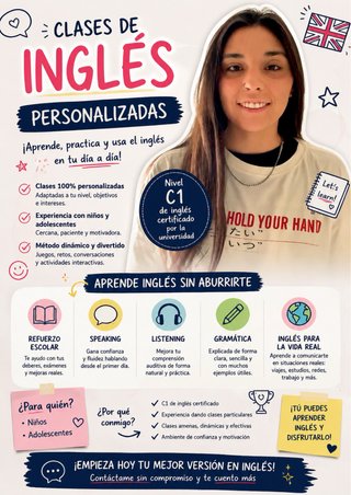 CLASES DE INGLES PERSONALIZADAS