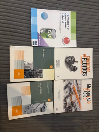 Libros grado medio Electromecanica 1er y 2ndo año