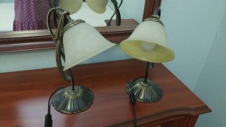 Set de 2 Lámparas de Mesilla