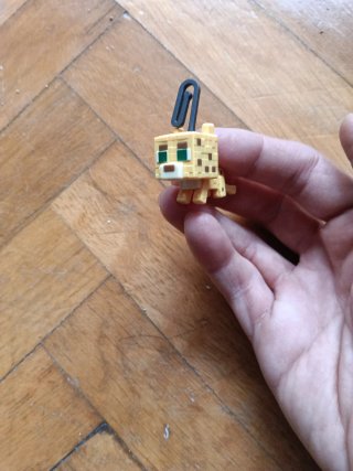 Figura Minecraft Gato Amarillo Ocelote