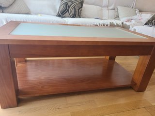 Mesa de Centro Elevable de Madera