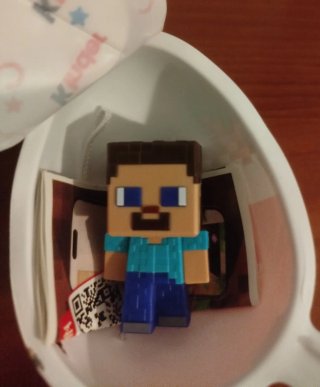 Figura Minecraft Kinder Joy
