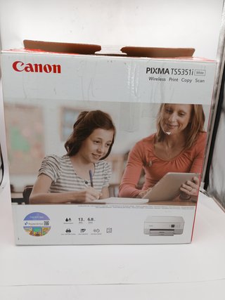 Canon PIXMA TS5351i – Stampante Multifunzione per Uso Domestico con Display OLED | Connessione Wireless