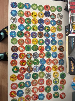 Colección de 100 Tazos Pokémon Tazo 3