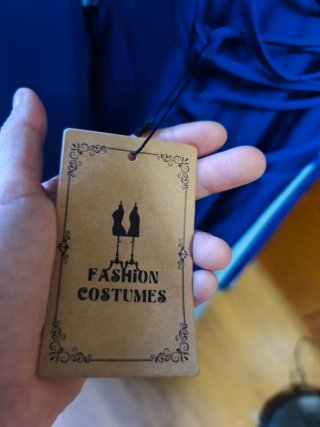 Disfraz Vestido Medieval Azul Talla XL