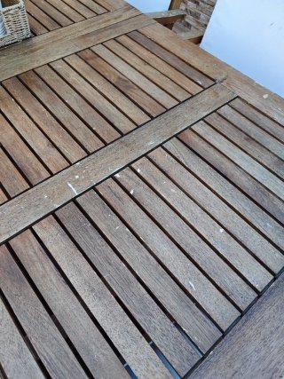 Conjunto de Jardín de Madera de Teca