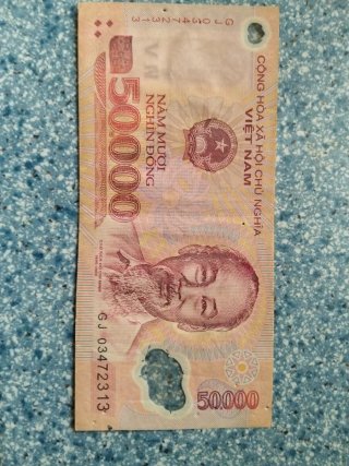 Billete 50.000 Dong Vietnamita