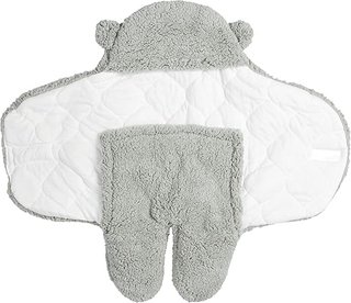 TOM ET ZOE, PU0001, Chancelière Polaire Ourson 0-6 Mois, Confort Optimal, Design Ludique, Pratique e