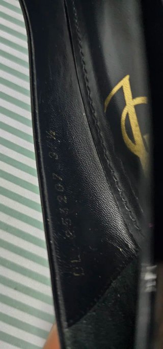 Tacones Yves Saint Laurent Negros