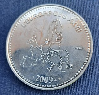 Moneda Conmemorativa L'Europe des XXVII 2009