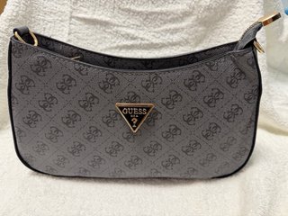 Bolso Guess Gris y Dorado