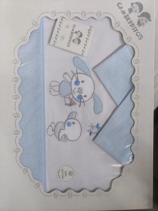 Conjunto sábanas cuna algodón