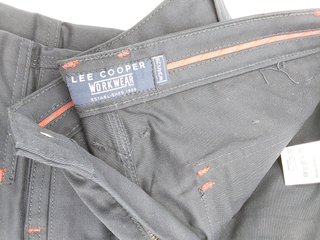 Lee Cooper LCPNT206 Ropa de Trabajo para Hombres con múltiples Bolsillos y Bolsillos para Rodilleras
